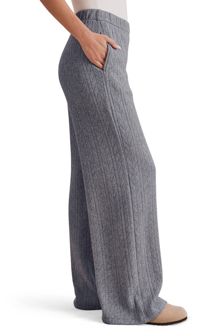 Soft Sweater Pants, Alternate, color, DARK NAVY BLUE HEATHER