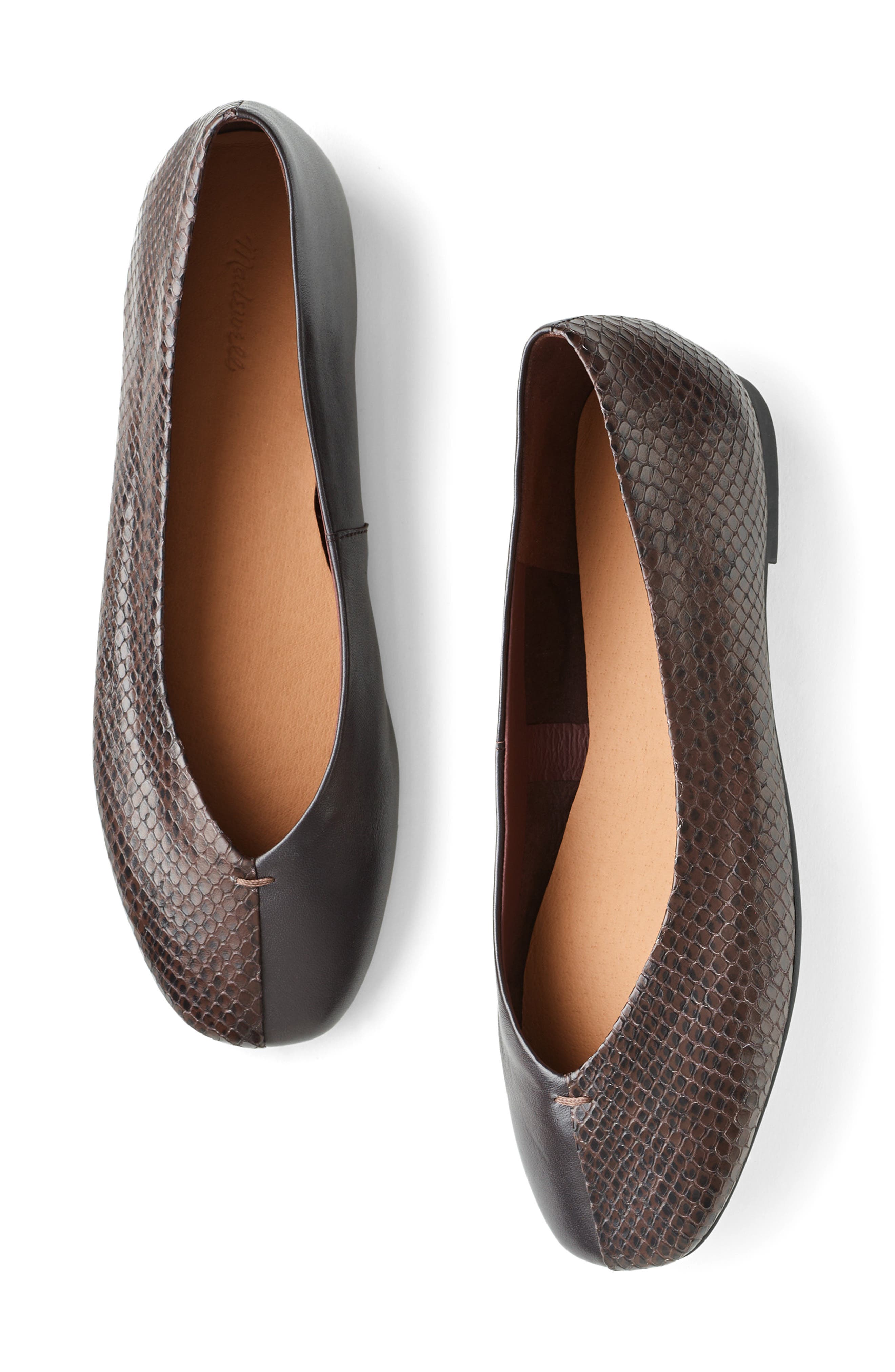 Greta Glove Flat, Alternate, color, DARK CAROB