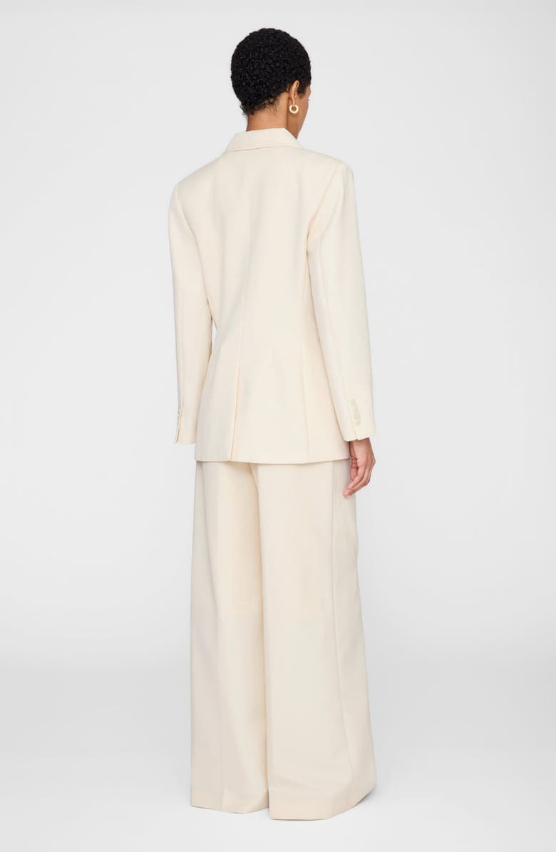 ANINE BING Tiphaine Blazer, Alternate, color, Ecru