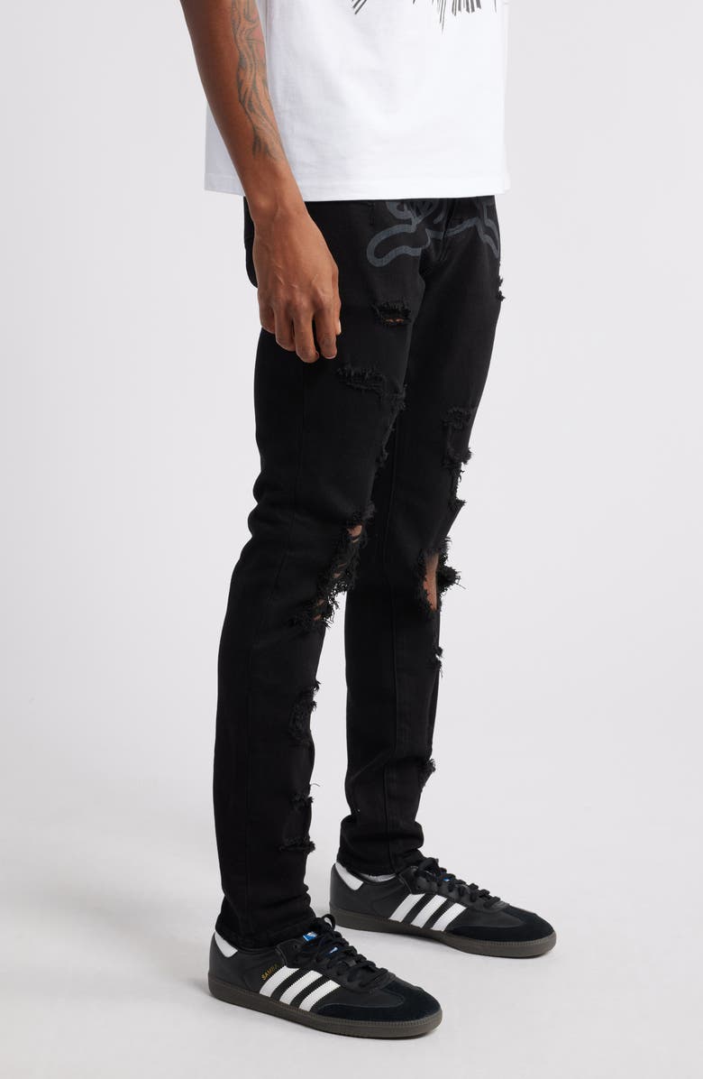 ICECREAM Ash Stretch Cotton Jeans, Alternate, color, 