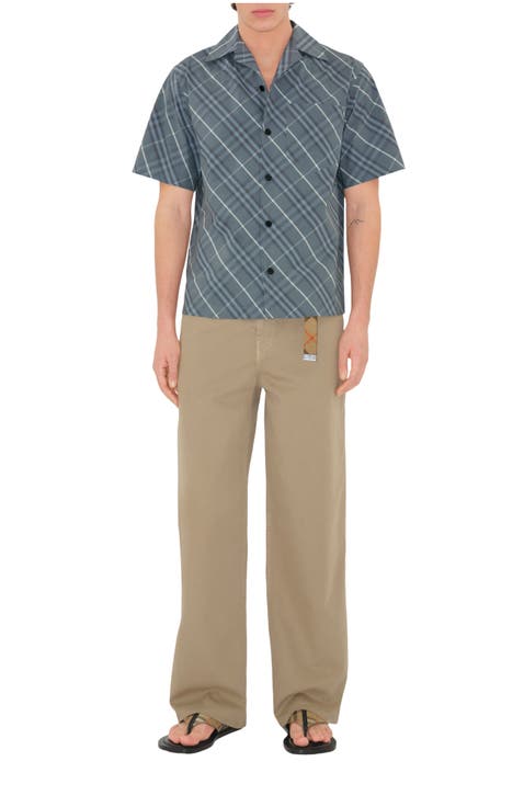 Relaxed Fit Check Cotton Shirt