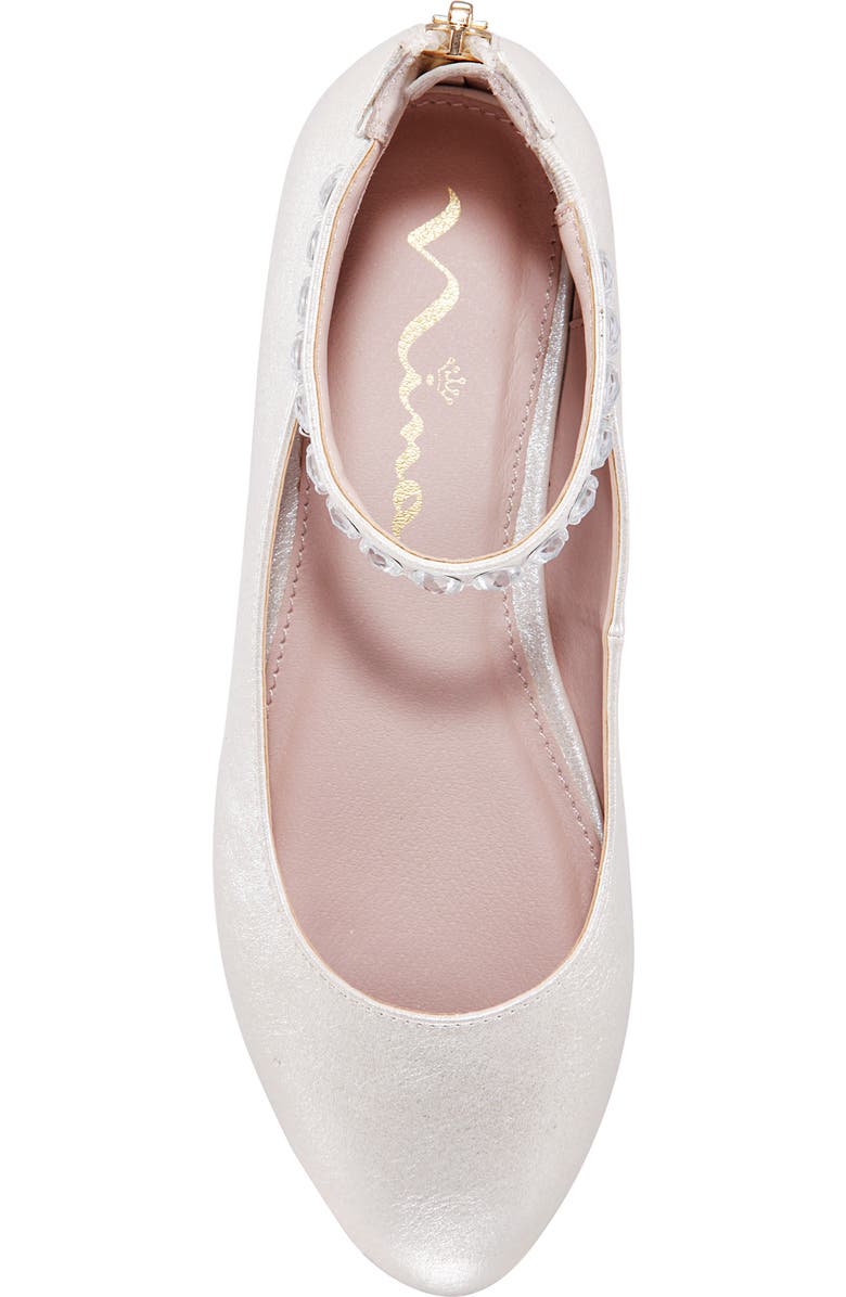 Nina Mimi Crystal Strap Ballet Flat, Alternate, color,