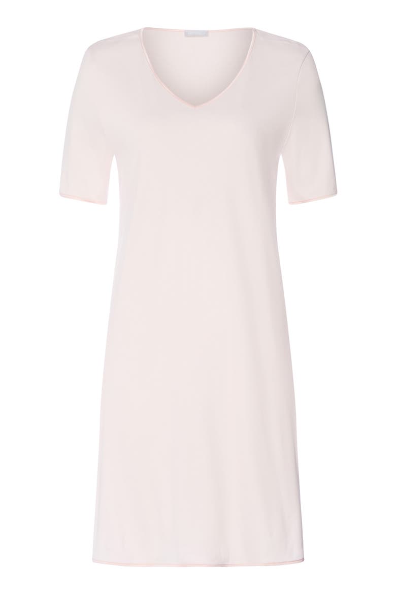 Cotton & Silk Nightshirt, Alternate, color, HONEYDEW