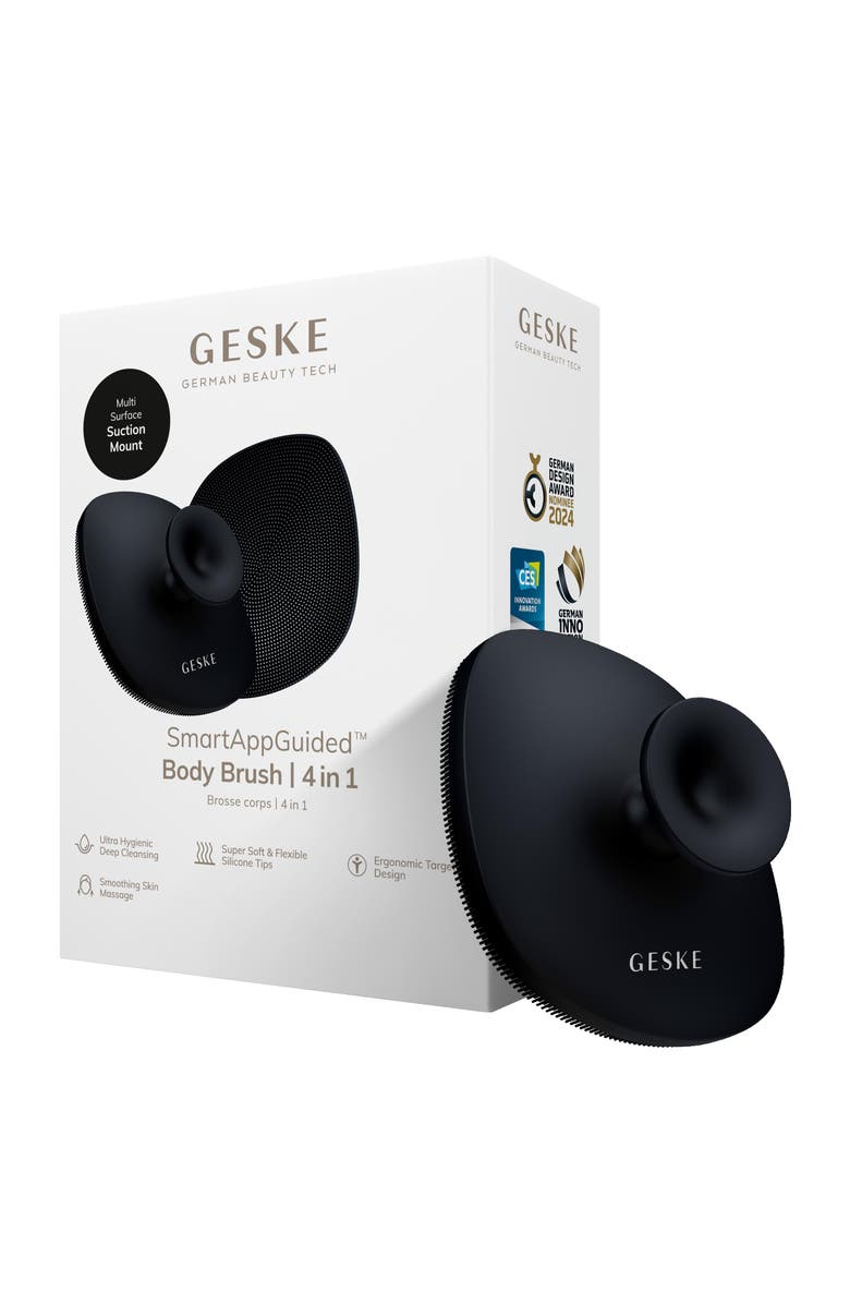 GESKE SmartAppGuided Body Brush | 4 in 1, Main, color, Black