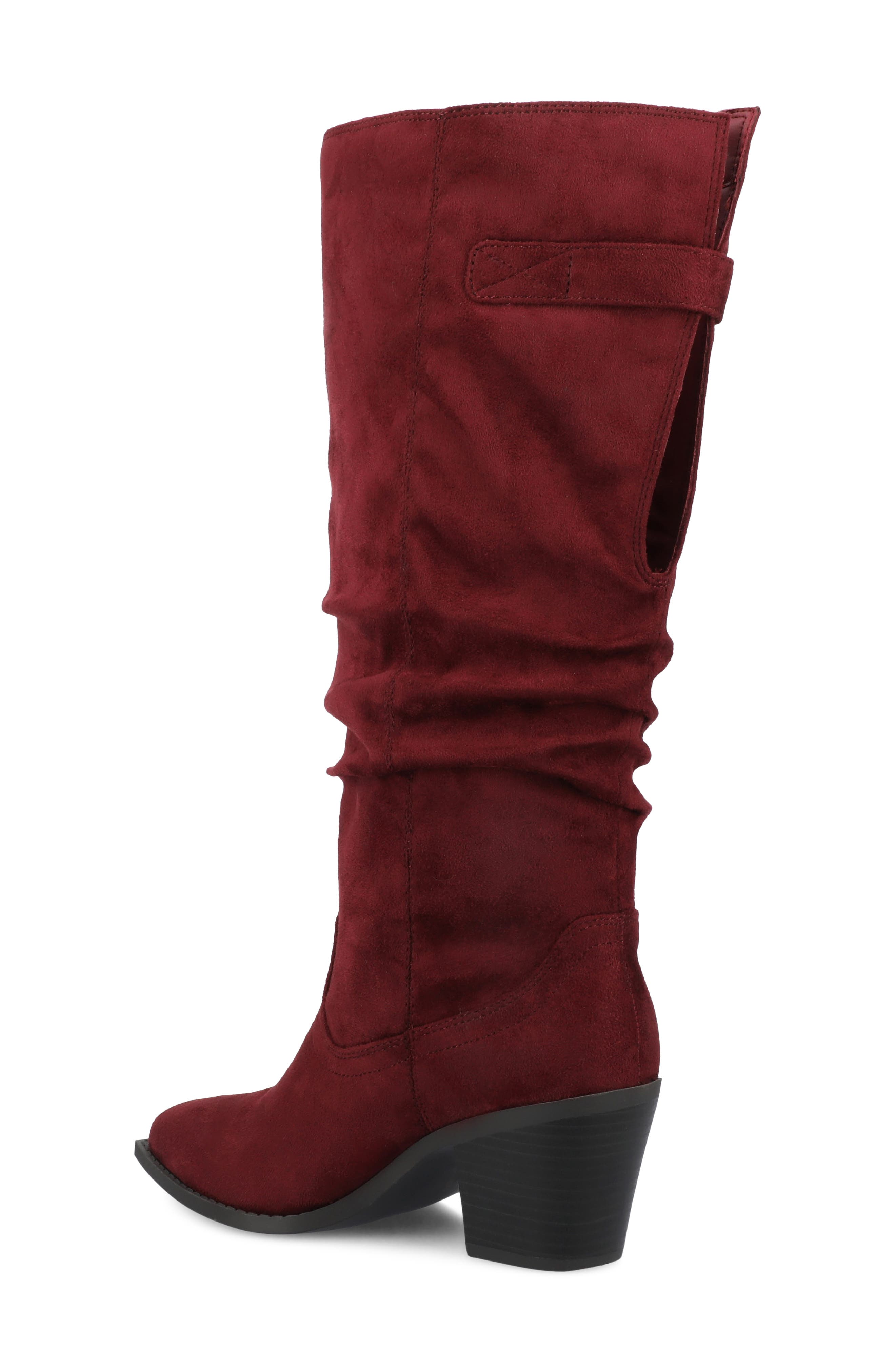 Kaleah Knee High Boot, Alternate, color, OXBLOOD SUEDE