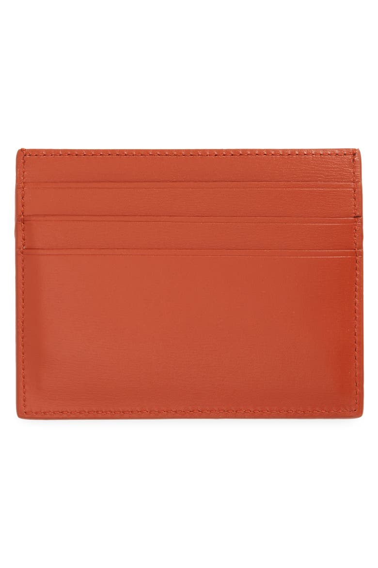 Classic Leather Card Case, Alternate, color, TERRACOTTA NERO
