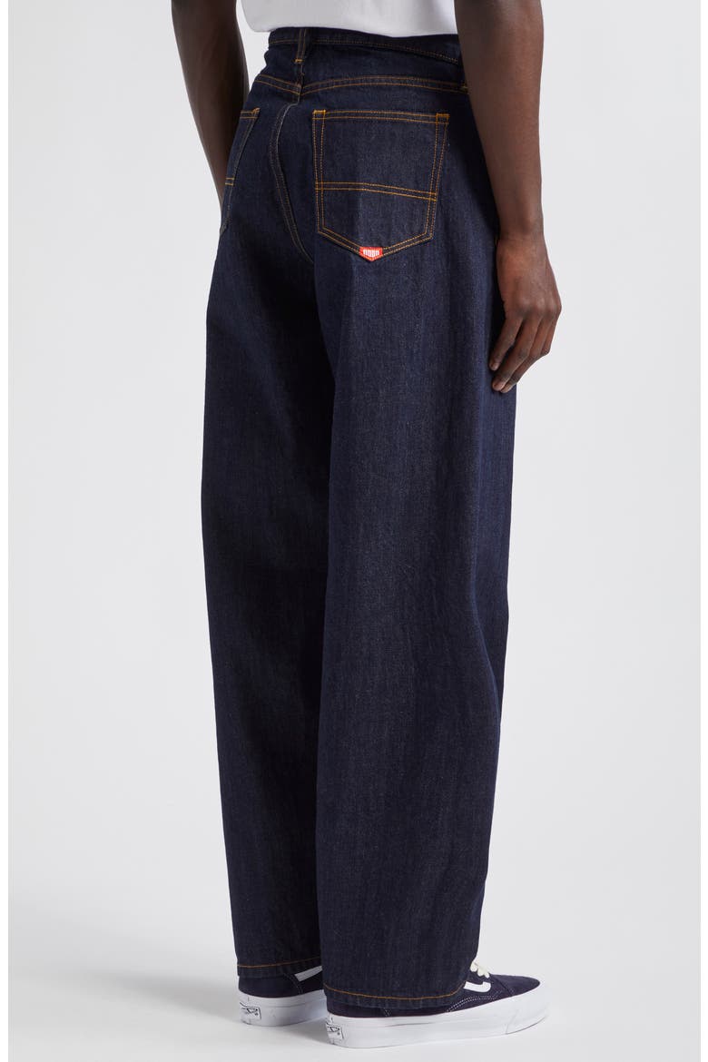 Nonstretch Denim Stovepipe Jeans, Alternate, color, INDIGO