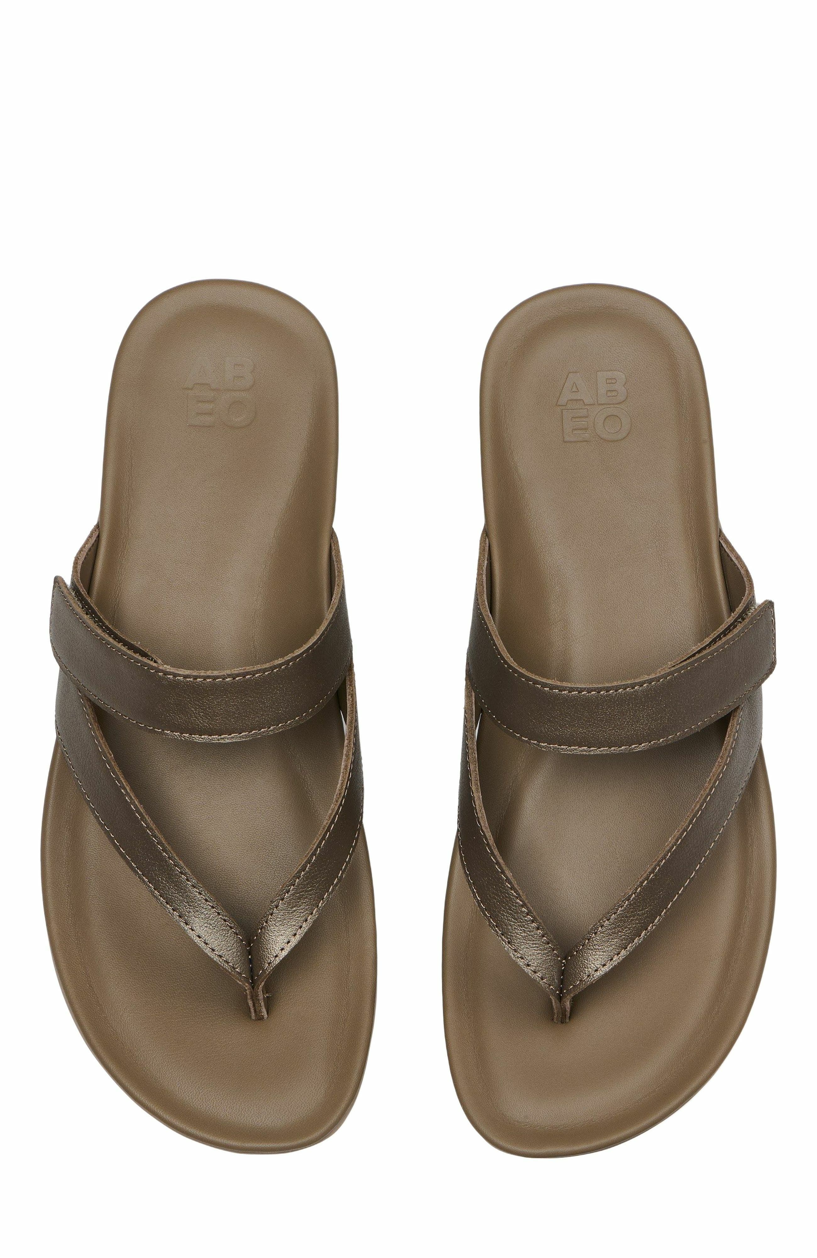 ABEO Oasis Thong Sandal, Alternate, color, Fossil - Regular