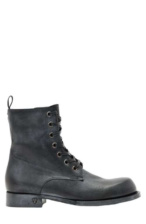 John Varvatos Two Five Two Zip Combat Boot In Black