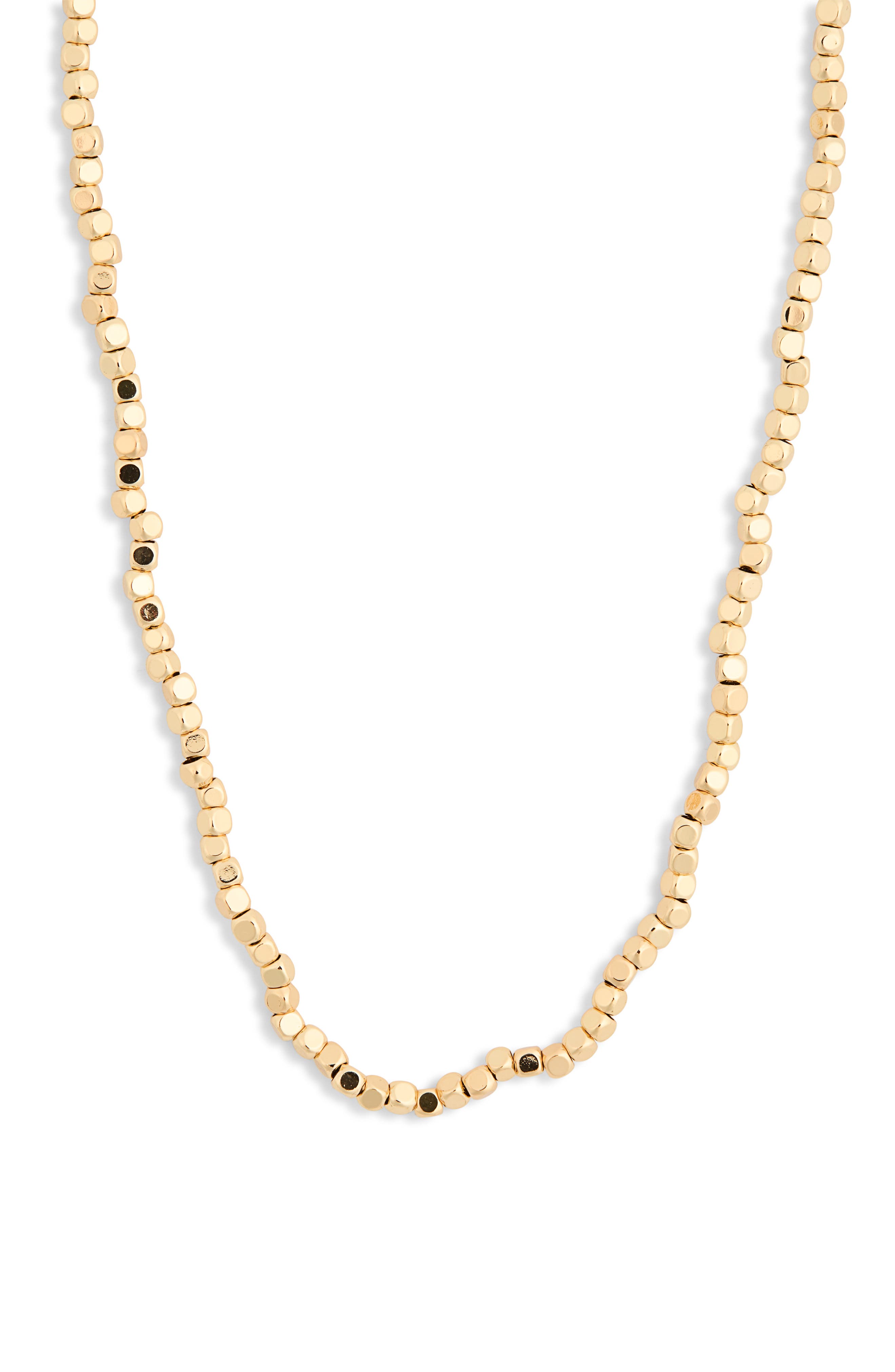 AllSaints Metal Bead Necklace