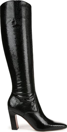 Bowman Snakeskin Embossed Knee High Boot