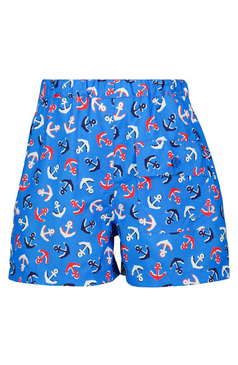 Rachel Riley Anchor Swim Shorts, Alternate, color, 