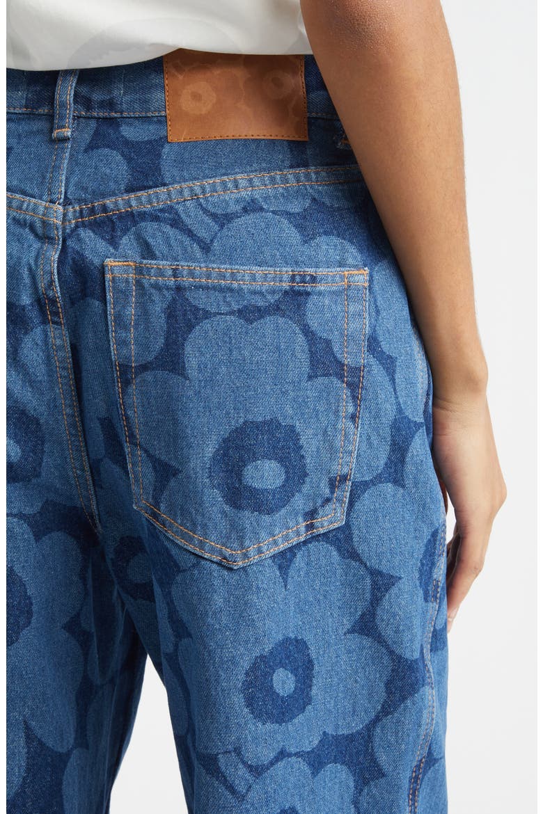 Maridenim Unikko Wide Leg Jeans, Alternate, color, MID INDIGO