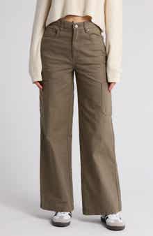 PacSun High Waist Wide Leg Cargo Pants