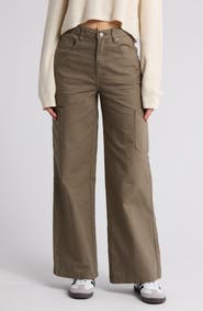 PacSun High Waist Wide Leg Cargo Pants