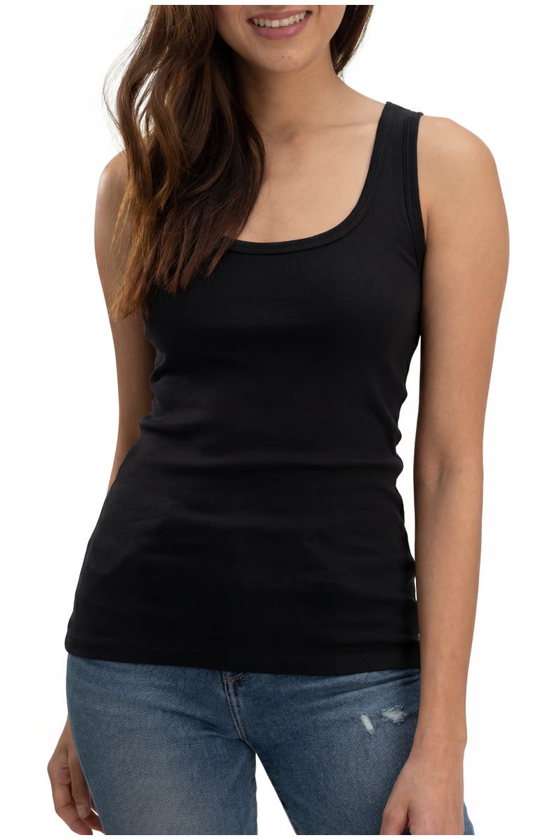 Solomon & Sage Women's S&G Classic Tank Top, Main, color, Black
