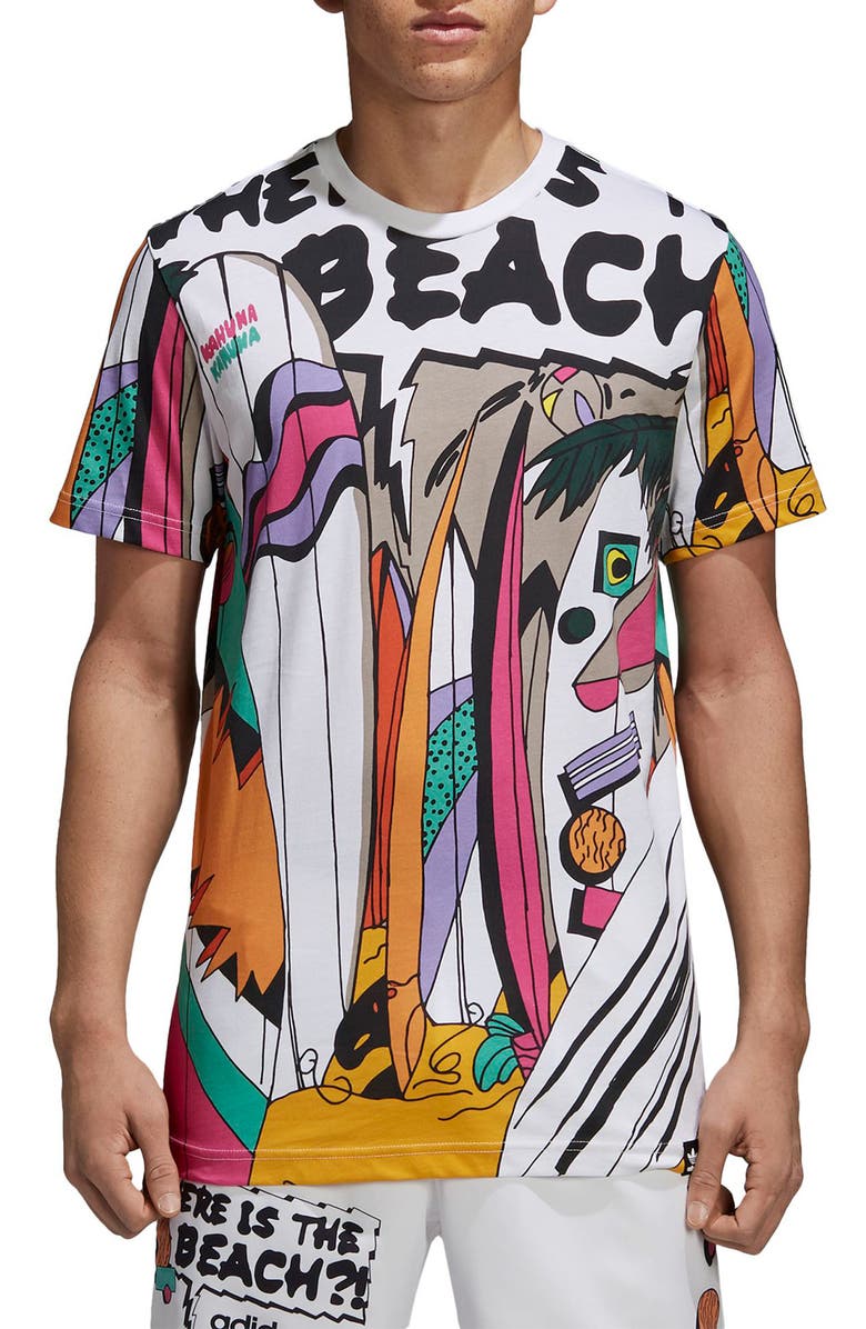 adidas Originals Graphic T-Shirt, Main, color, 