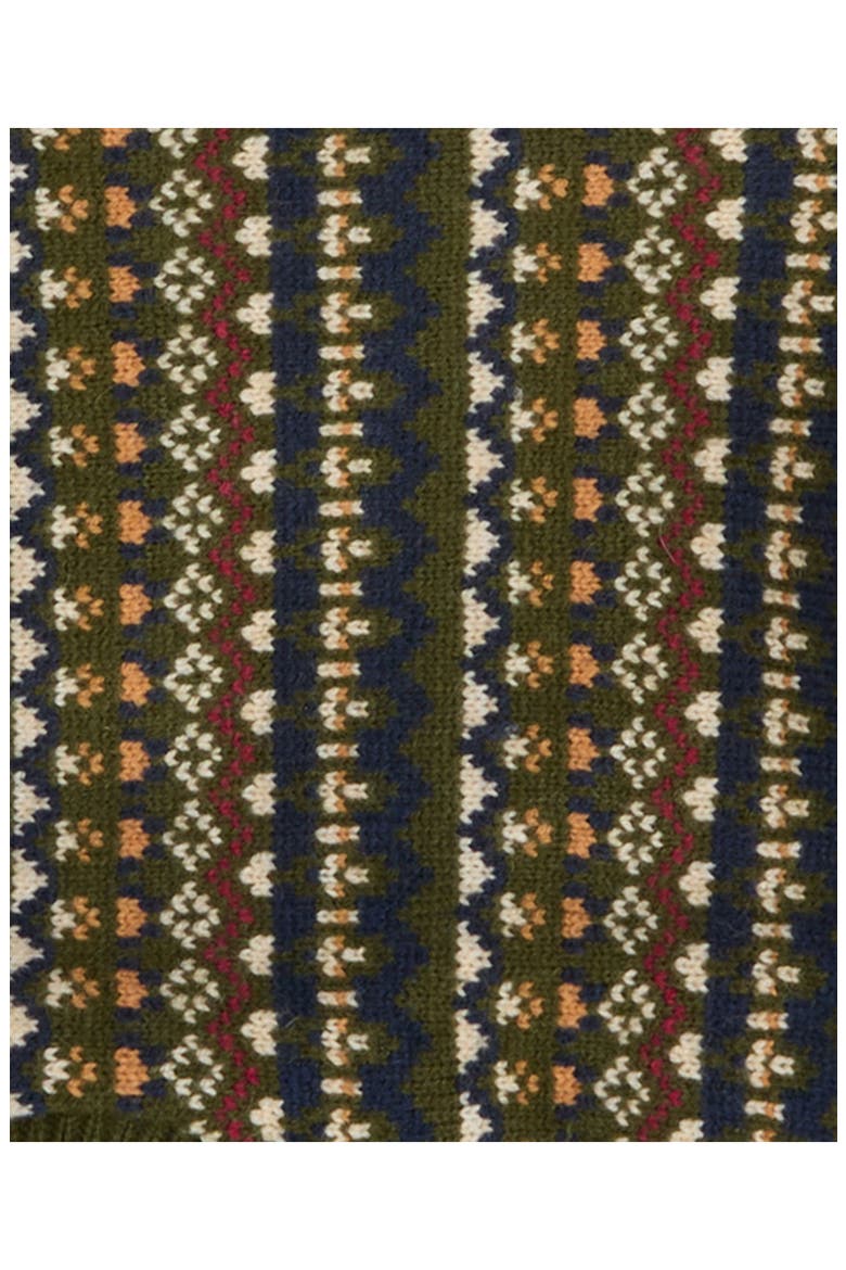 Fair Isle Dog Sweater, Alternate, color, OLIVE