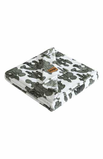 Wrangler Cactus Garden Plush Fleece Blanket