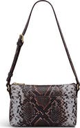 Radley Pockets - Faux Snake Mini Ziptop Shoulder Bag
