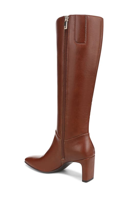 Naturalizer Nona Square Toe Boot In Brown