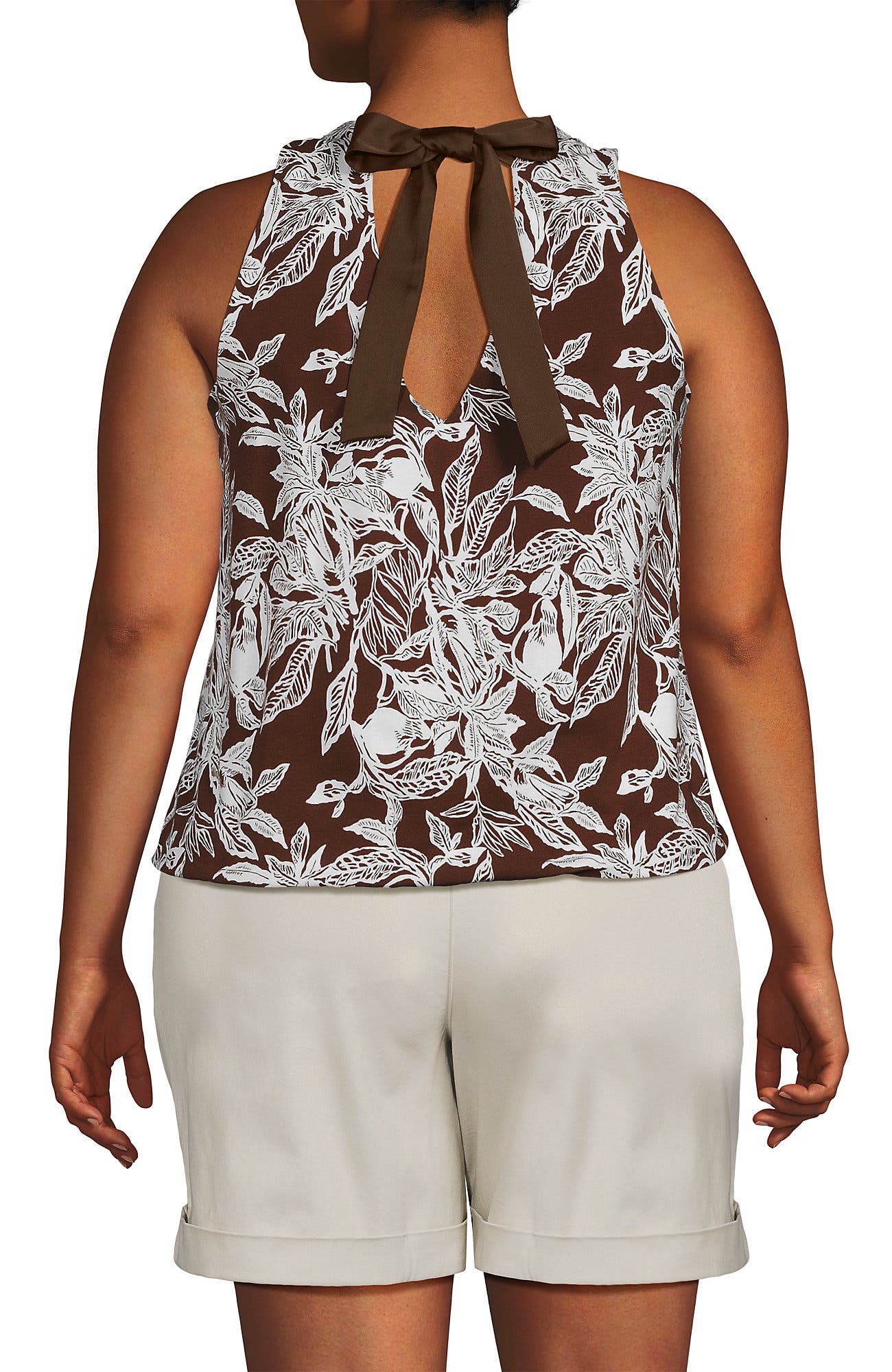 Lightweight Jersey Blouson Vneck Tank - image 2