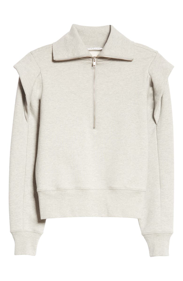 FRAME Sporty Half-Zip Sweatshirt, Alternate, color, 