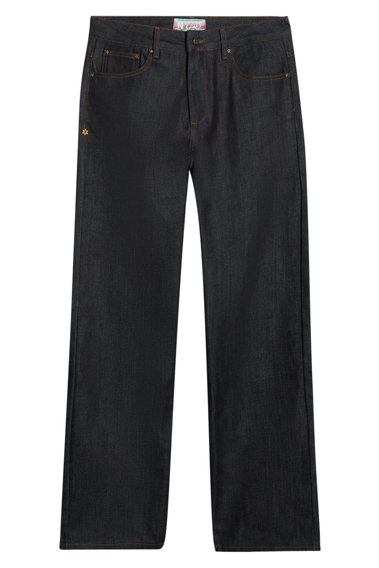 Growth Ripped & Repaired Selvedge Jeans, Alternate, color, RAW DENIM