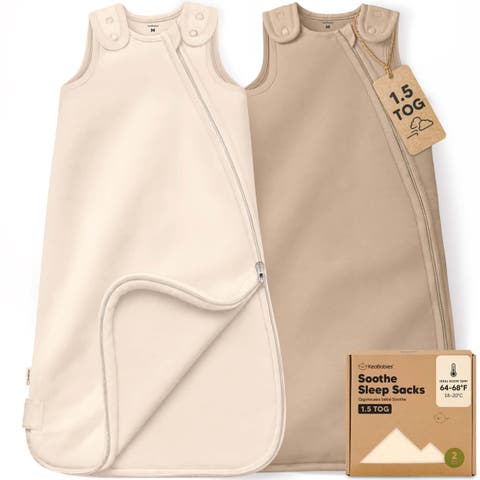 2-Pack Soothe Sleep Sacks 1.5 TOG