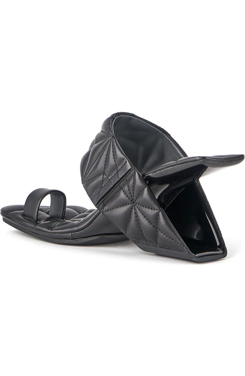 United Nude Loop Toe Hi Puffy Sandals, Alternate, color, Black Puffy