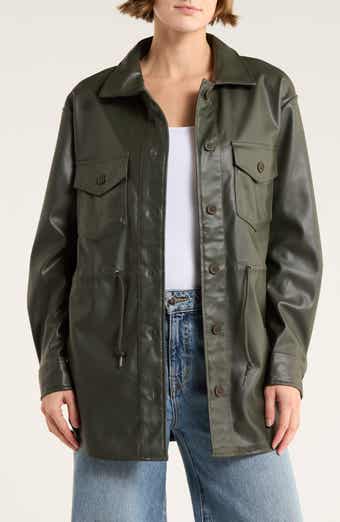 Faux Leather Jacket
