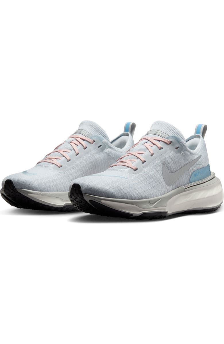 Nike ZoomX Invincible Run 3 Running Shoe, Main, color, Dust/ Grey/ Blue