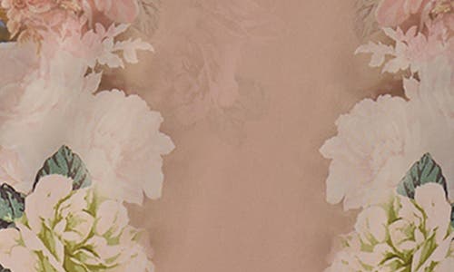 Afrm Cody Floral Print Cap Sleeve Dress In Brown