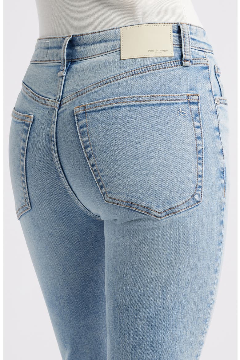 Flexi Dahlia Mid Rise Flare Leg Jeans, Alternate, color, LOU