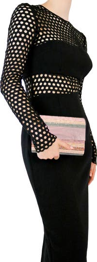 Tacer Acrylic Foldover Clutch