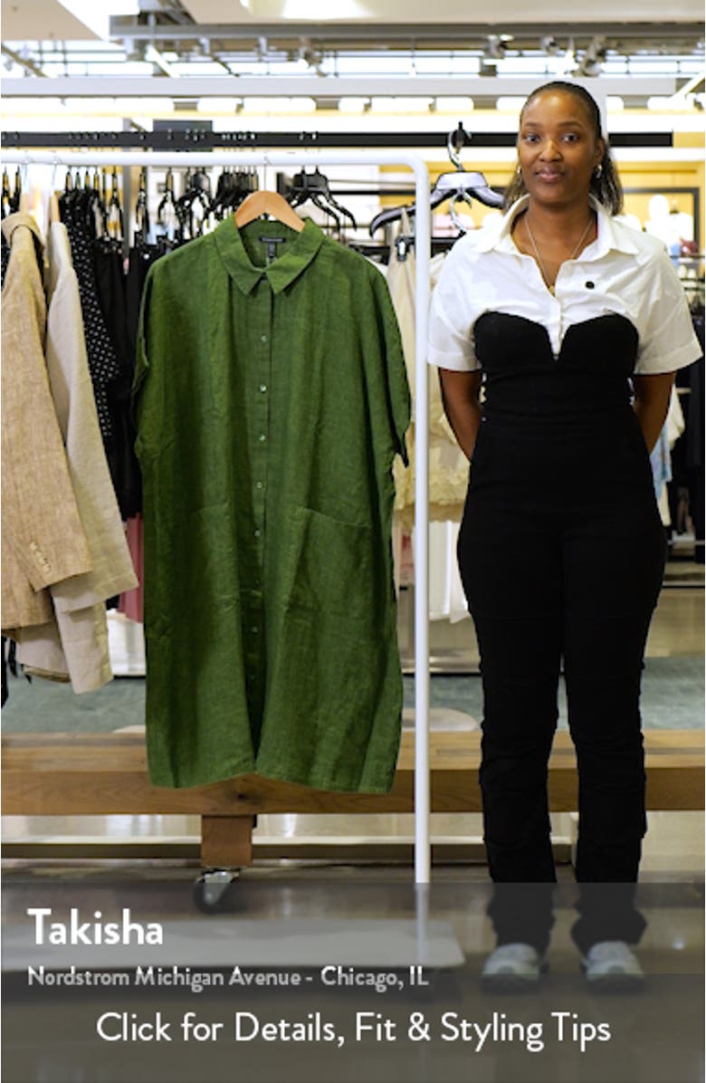 Organic Linen Shirtdress, sales video thumbnail