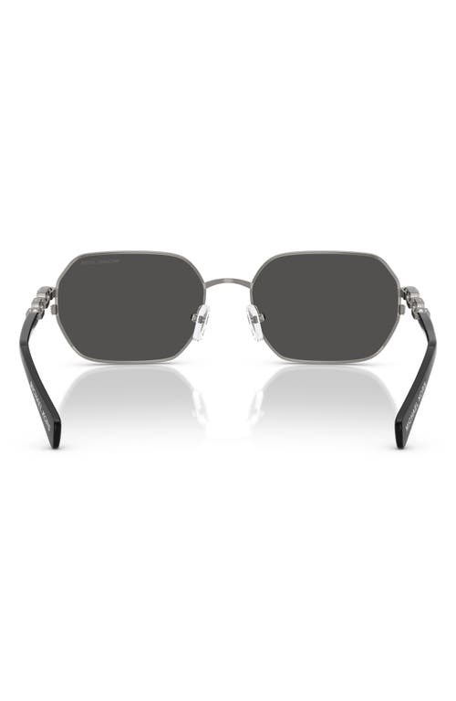 Michael Kors 57mm Irregular Sunglasses In Black