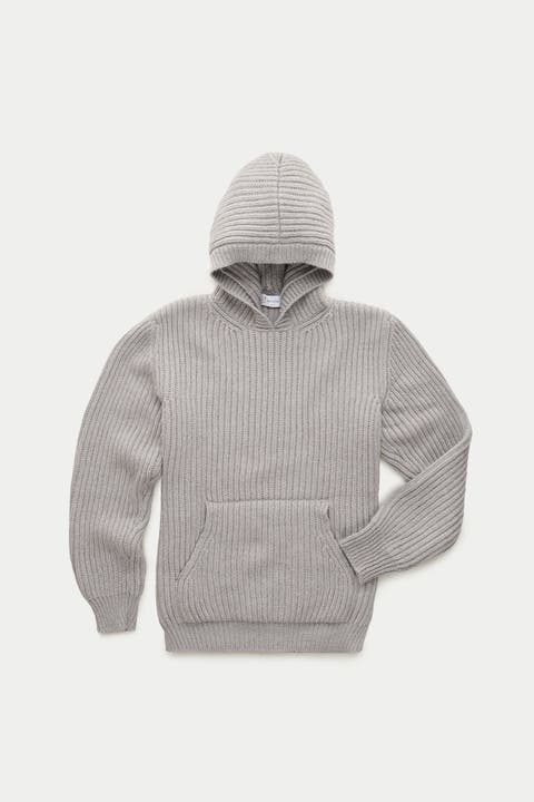 Wool Chunky Pullover Hoodie
