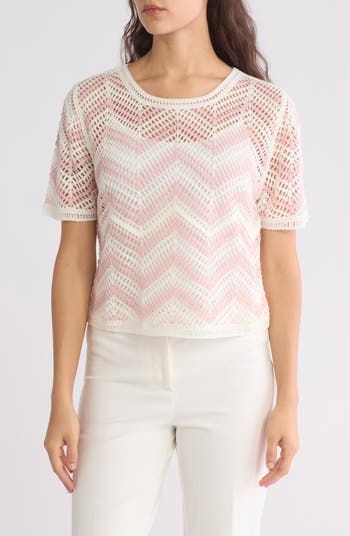 Zigzag Crocheted Sweater