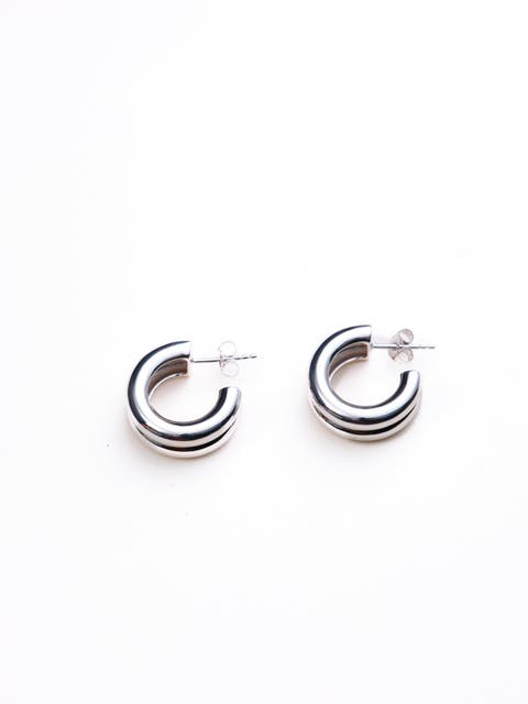 Bobby Double Hoop Earring