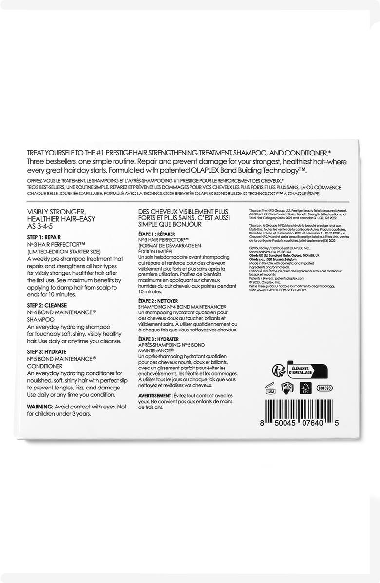 Olaplex Strong Days Ahead 3-Piece Hair Kit $90 Value, Alternate, color, 