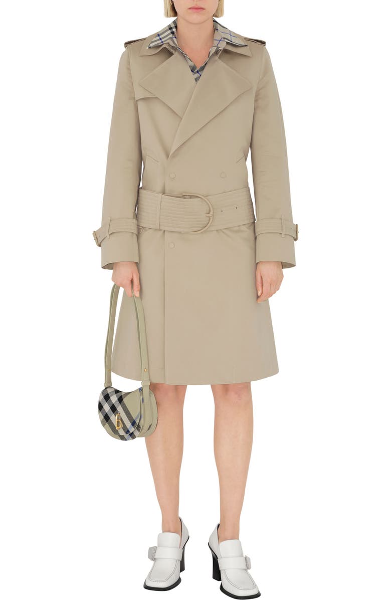 Burberry Mini Rocking Horse Jacquard Check Crossbody Bag, Alternate, color,