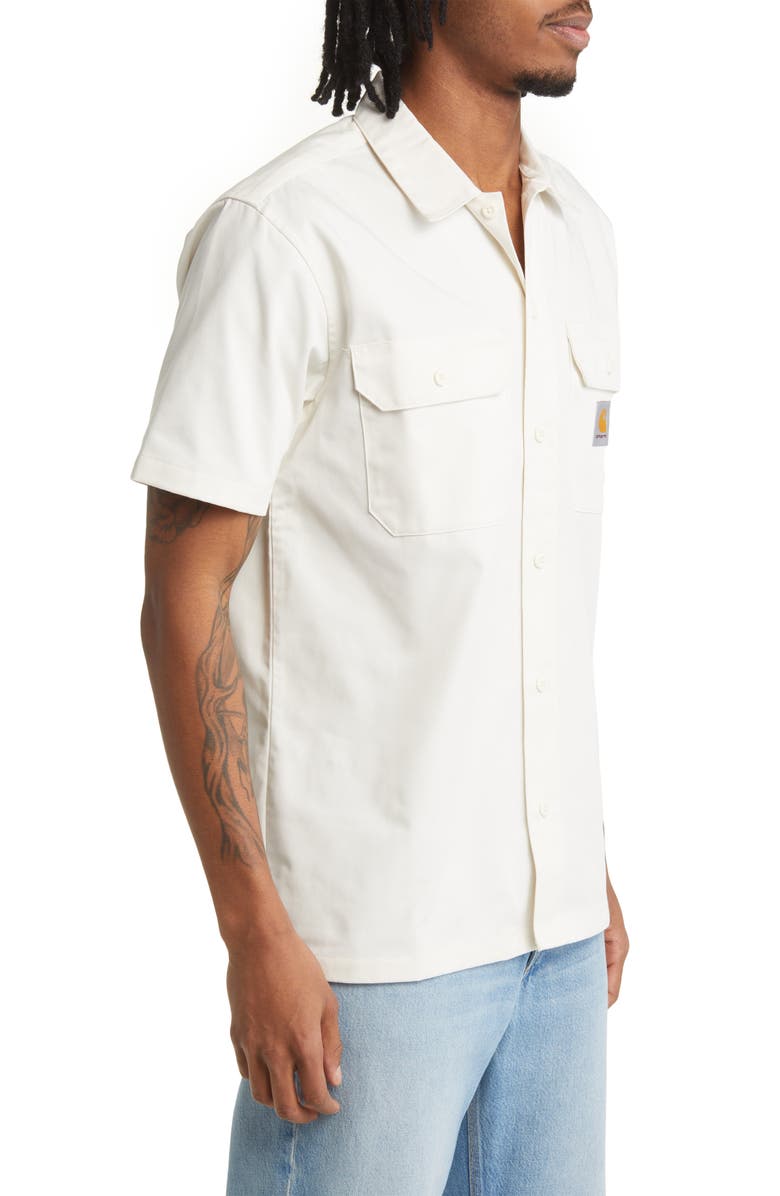 Carhartt Work In Progress Master Short Sleeve Button-Up Work Shirt, Alternate, color,