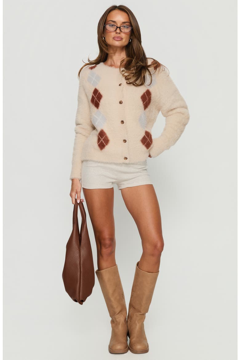 Nancey Argyle Cardigan, Alternate, color, MULTI