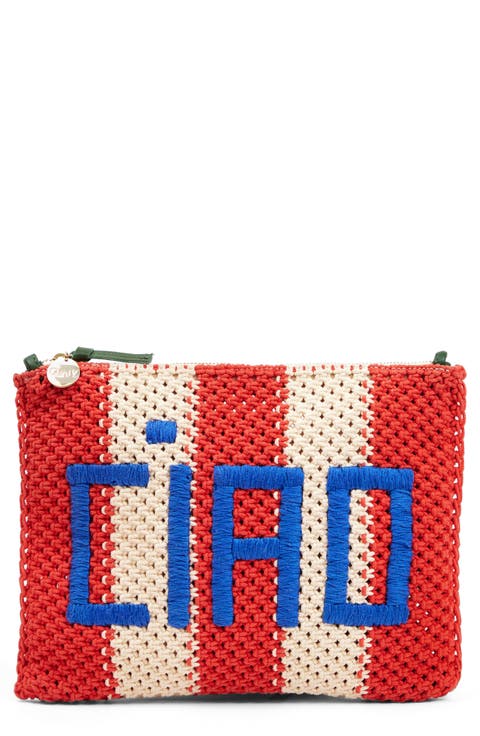Ciao Crochet Flat Clutch