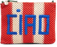 Clare V. Ciao Crochet Flat Clutch