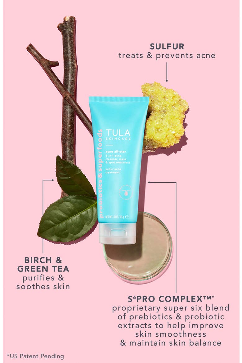 Acne All-Star 3-in-1 Acne Cleanser, Mask & Spot Treatment, Alternate, color, NO COLOR