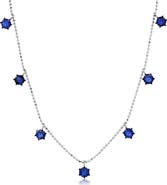 Graziela Blue Sapphire Floating Necklace