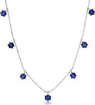 Graziela Blue Sapphire Floating Necklace