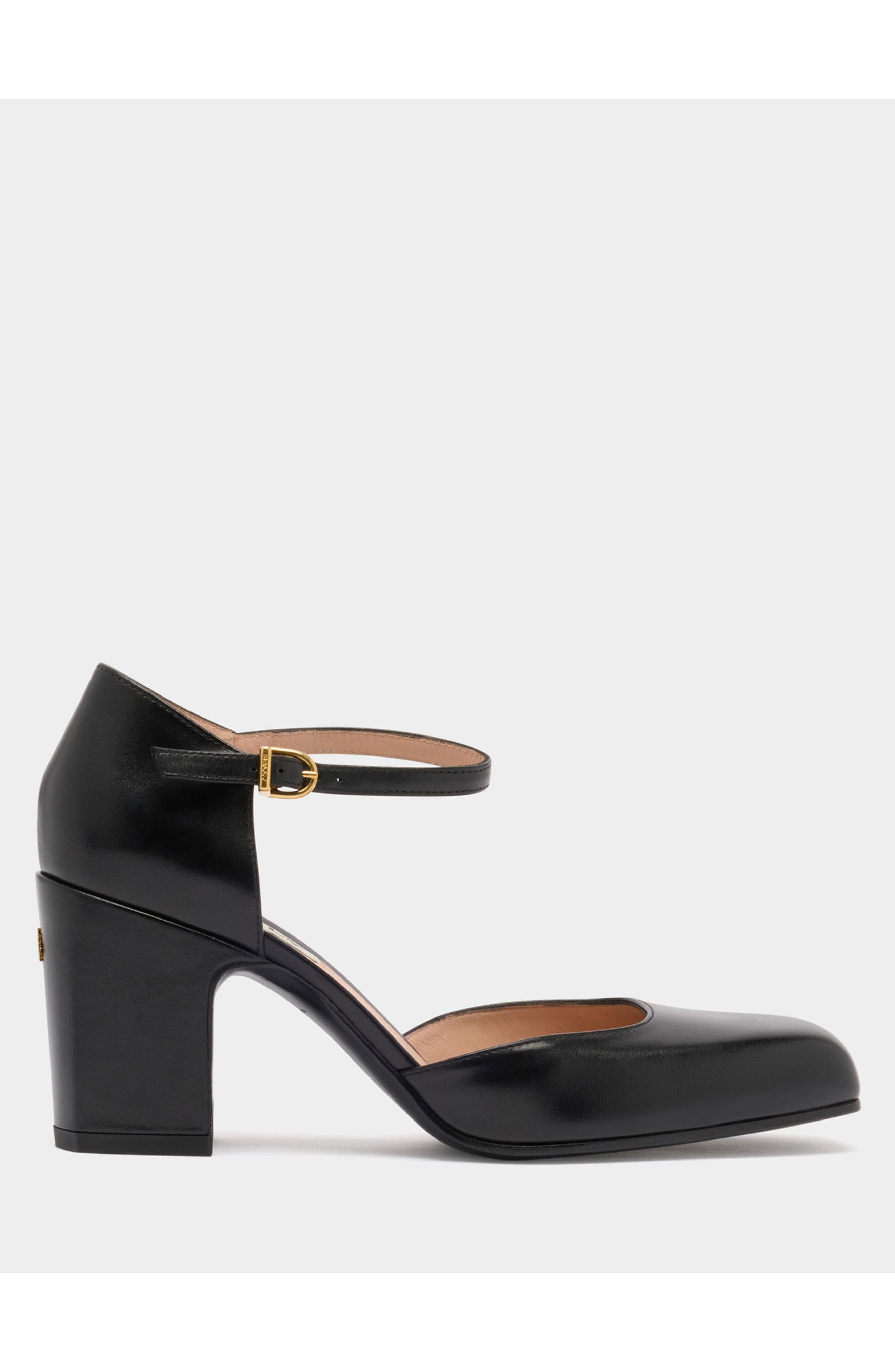 Bally Eclayr Pump in Leather, Main, color, Black
